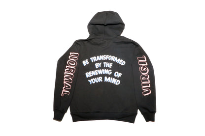 CWW + VIRGIL NORMAL *TRANSFORMATION* HOODED SWEATSHIRT (BLACK)