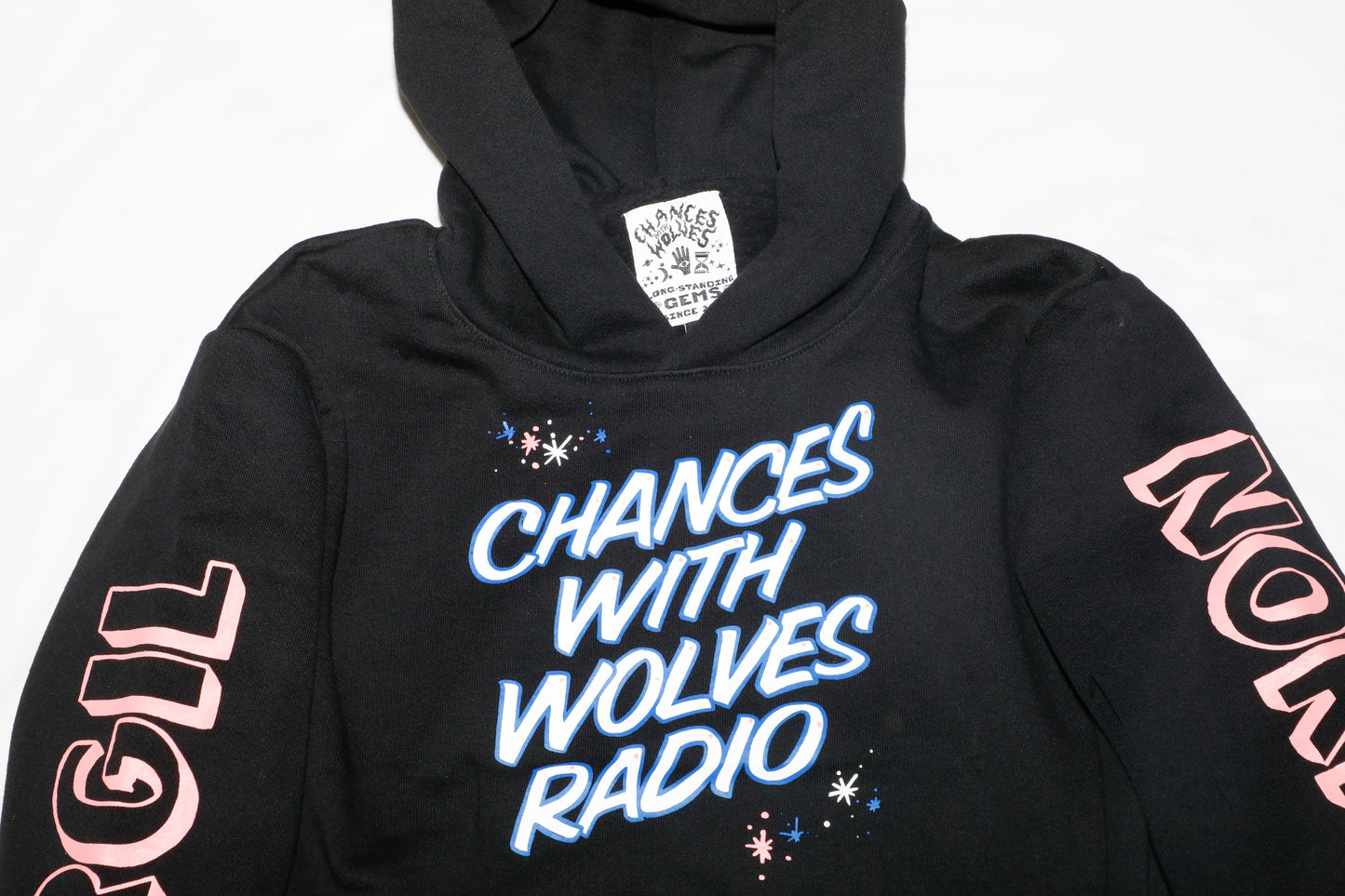 CWW + VIRGIL NORMAL *TRANSFORMATION* HOODED SWEATSHIRT (BLACK)