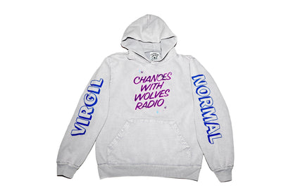 CWW + VIRGIL NORMAL *TRANSFORMATION* HOODED SWEATSHIRT (ICE GREY)