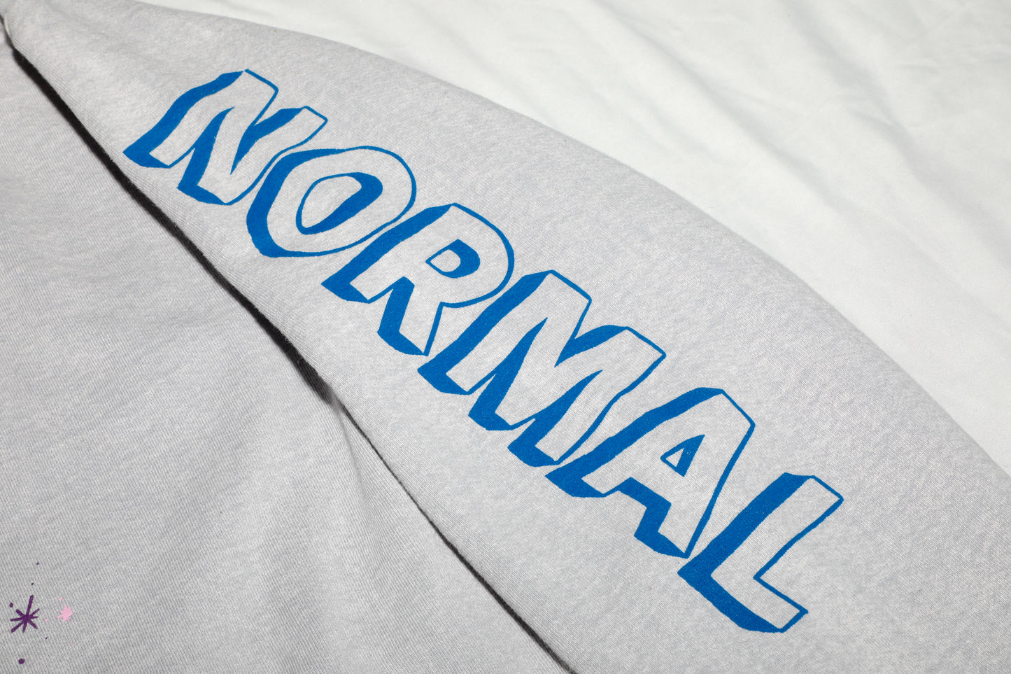 CWW + VIRGIL NORMAL *TRANSFORMATION* HOODED SWEATSHIRT (ICE GREY)