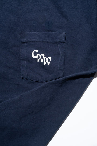 *RHYTHMS OF LIFE* POCKET TEE (NAVY)