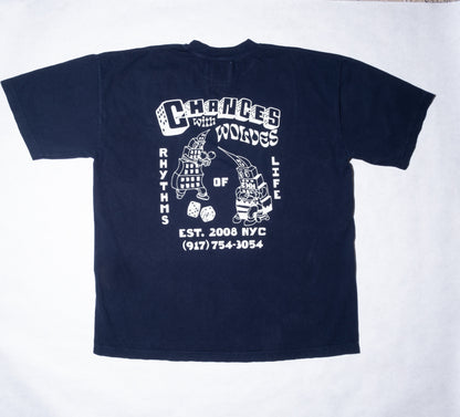 *RHYTHMS OF LIFE* POCKET TEE (NAVY)