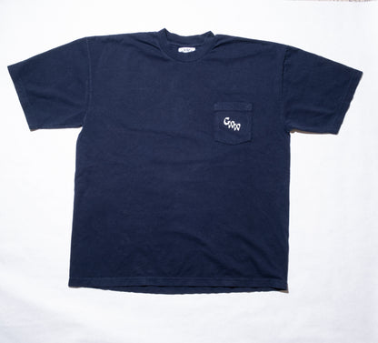 *RHYTHMS OF LIFE* POCKET TEE (NAVY)